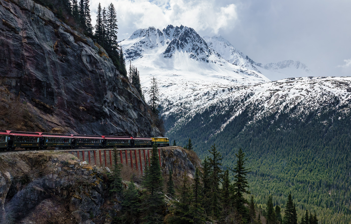 White Pass and Yukon Railroad by Carolyn Todd-Larson