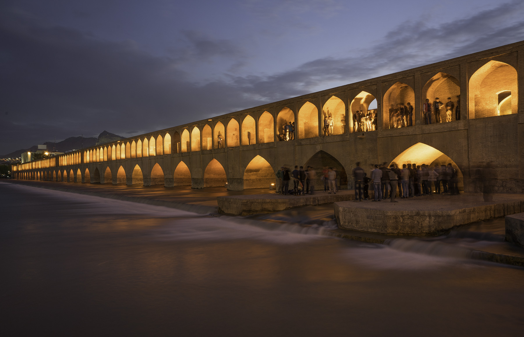 Bridge of 33 Arches, Isfahan, Iran by Tom Tauber