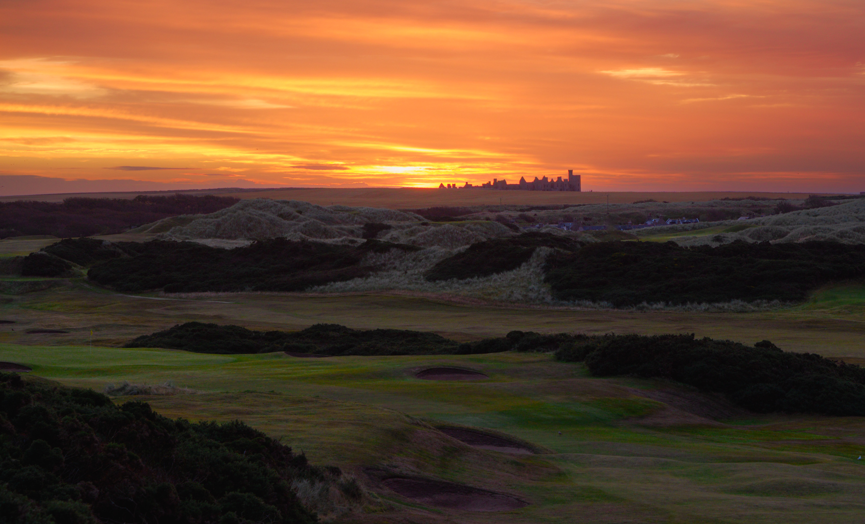 Slain's Castle Over Cruden Bay by Richard Distlerath