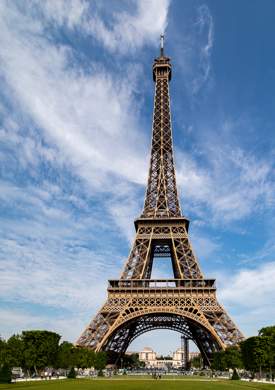 Eiffel Tower From Champ de Mars by Gary Walter