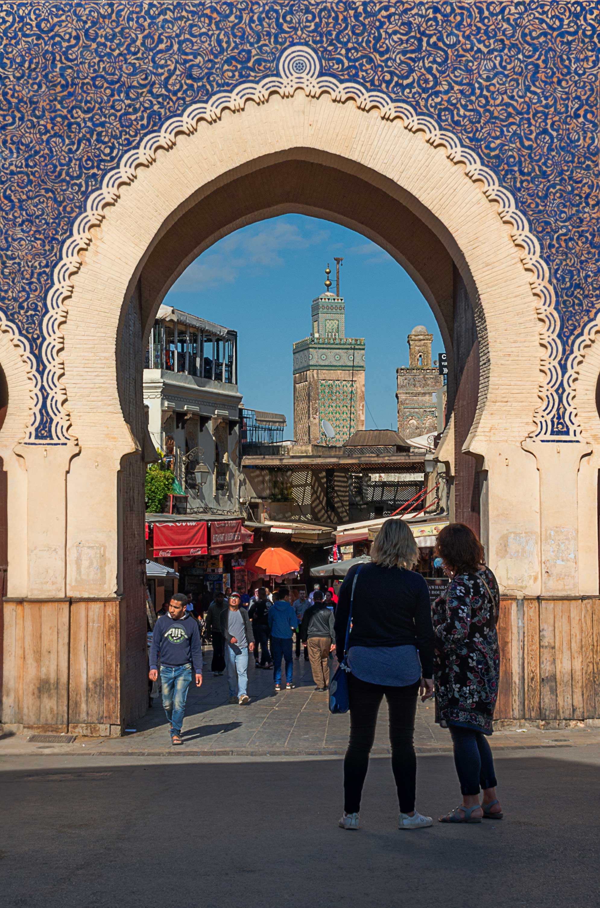 The Blue Gate of Fes by Majdi Naser