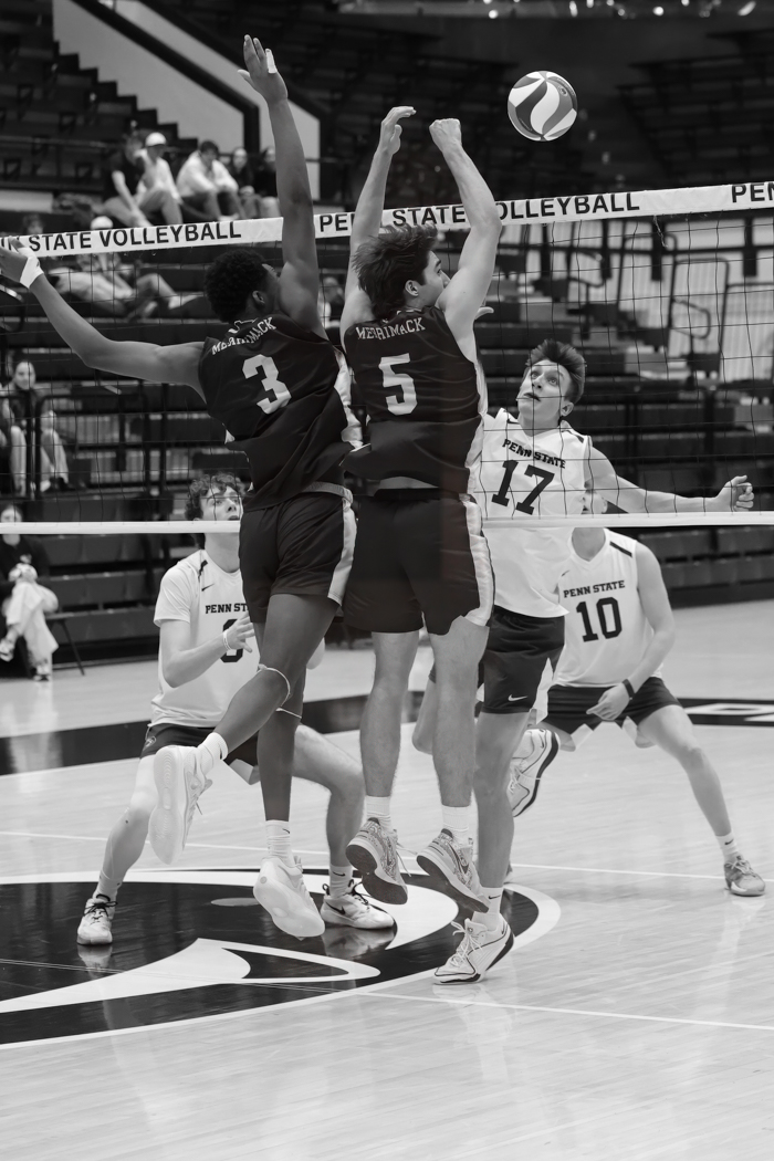 Number 17 Spikes the Ball by John Larson