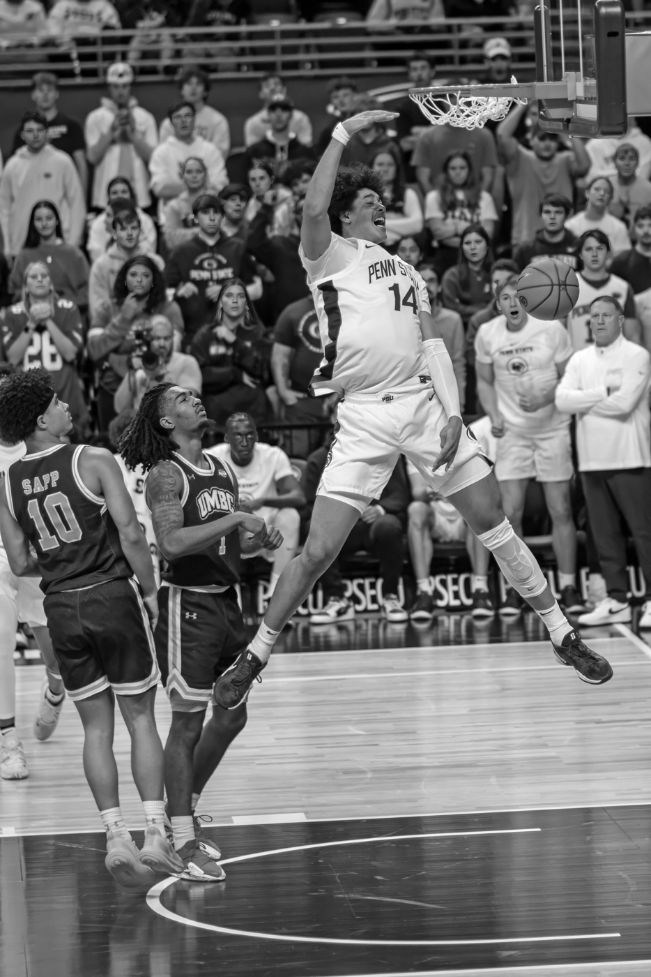 A Dunk Gets the Crowd Roaring by John Larson