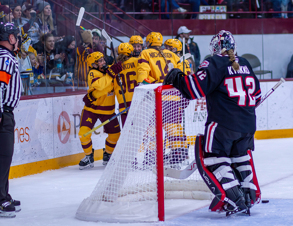 5 - 2 Win over Huskies by Karen Leonard