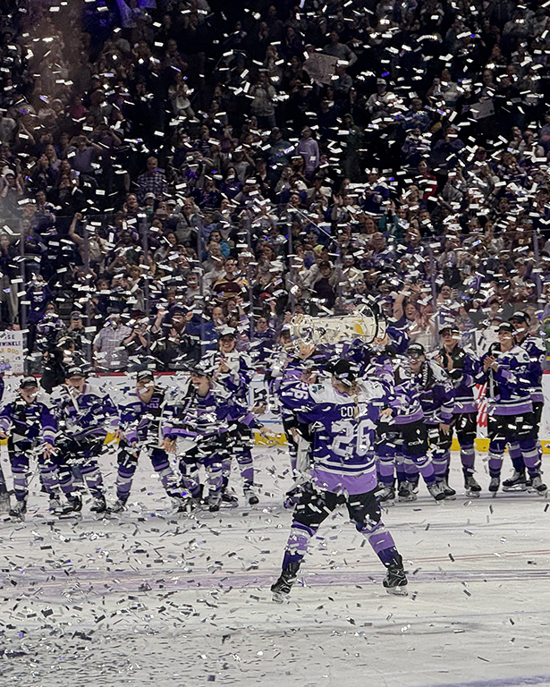 Frost with confetti