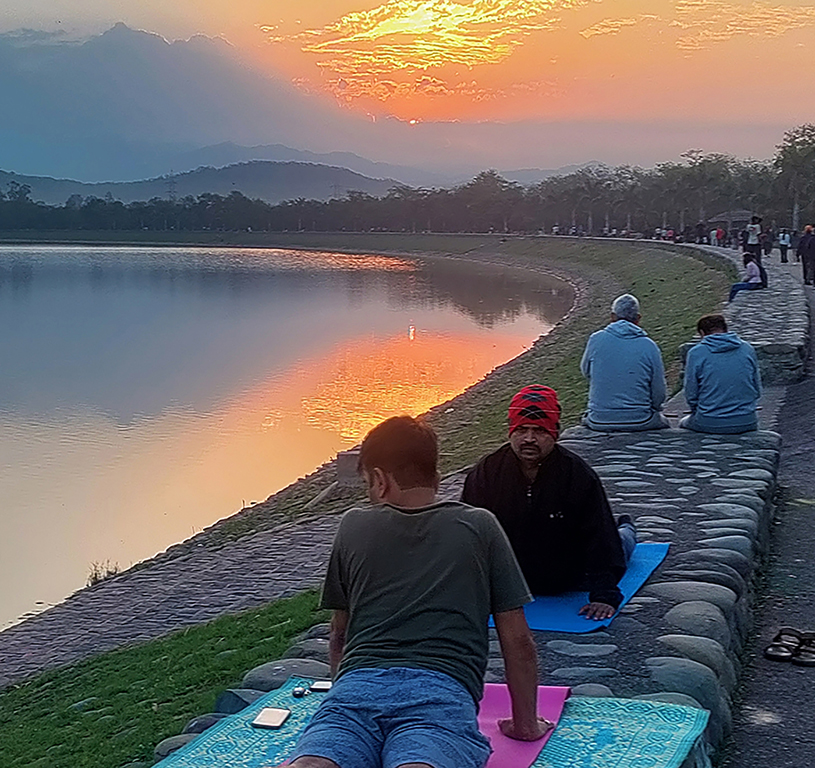 Morning Life in Chandigarh