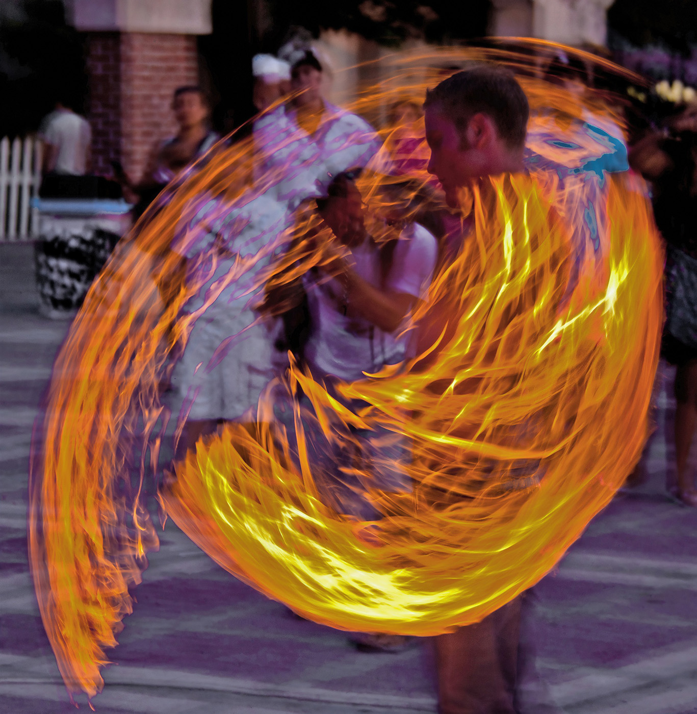 Fire Twirler by Tom Brott