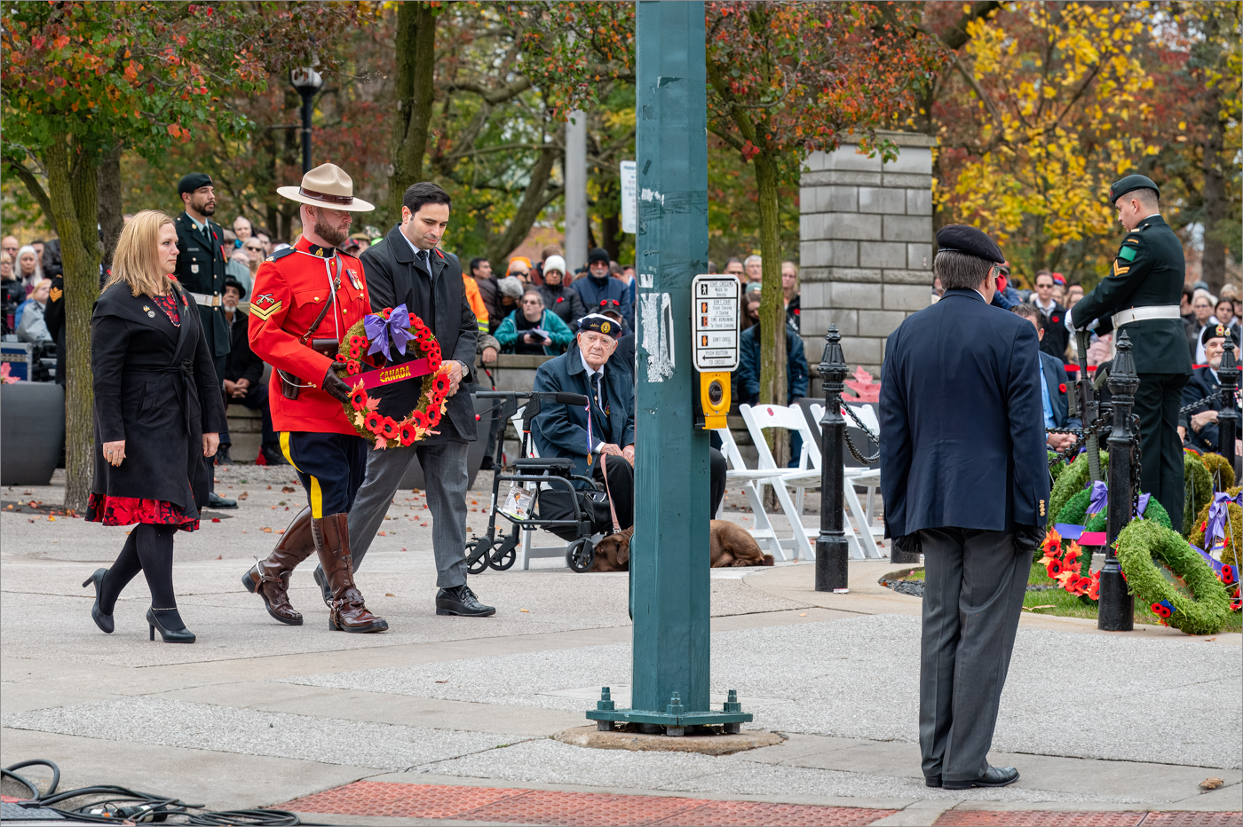 Canada Presenting the Wreath by Judith Ponti-Sgargi