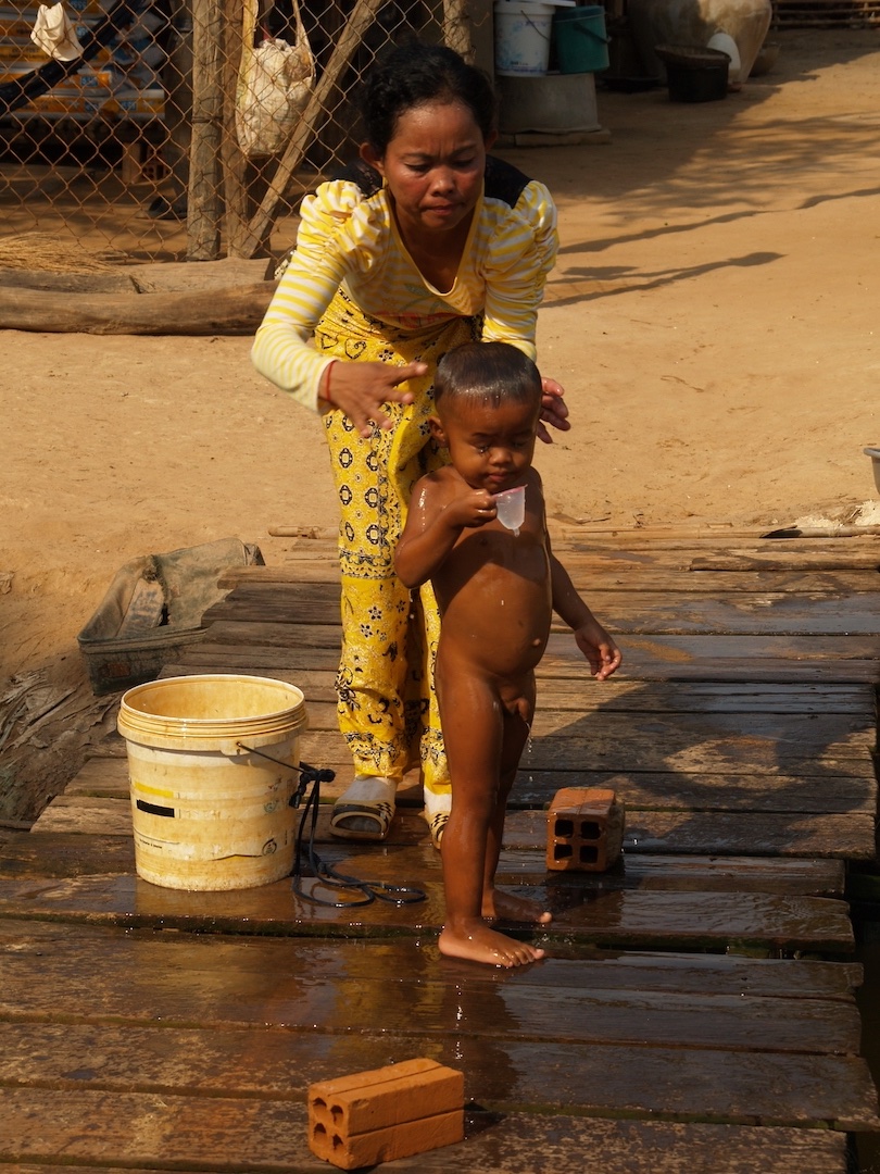 BATHTIME IN LAOS by Alan Lichtenstein