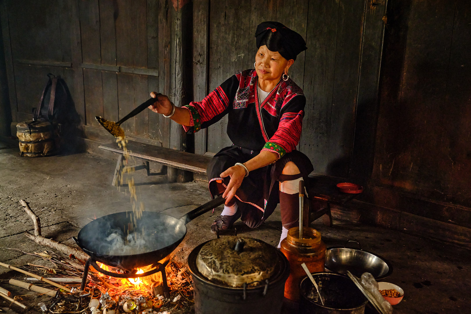 Making Oil Tea by Michele Borgarelli