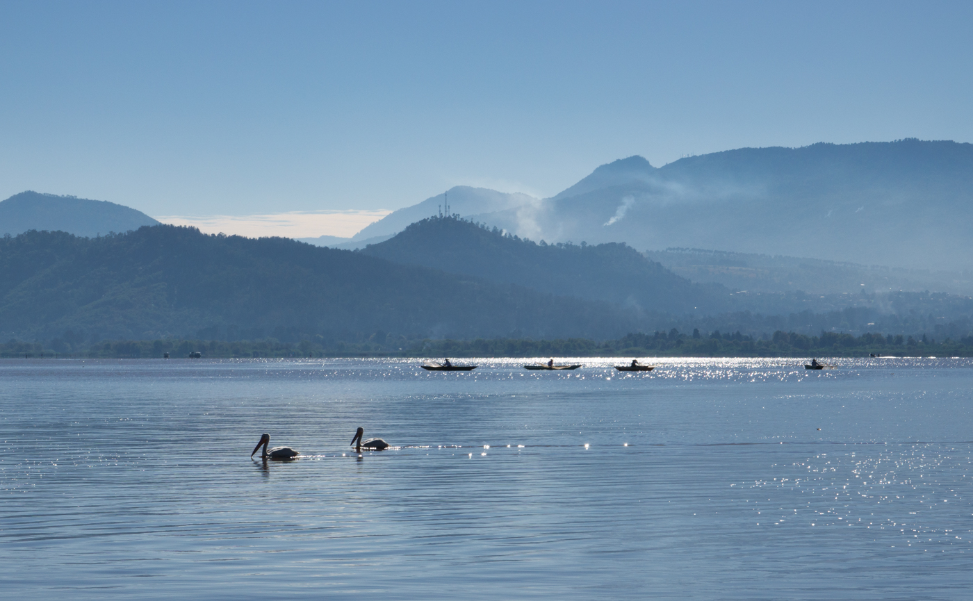 A magical morning on Lake Patzcuaro, Mexico by Sylvie Tas