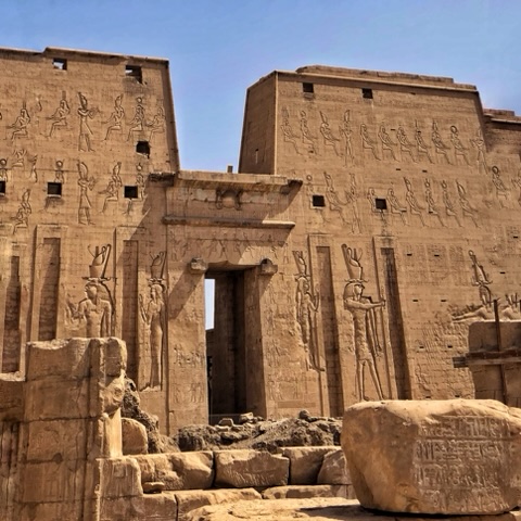 Temple of Edfu by Esther Steffens