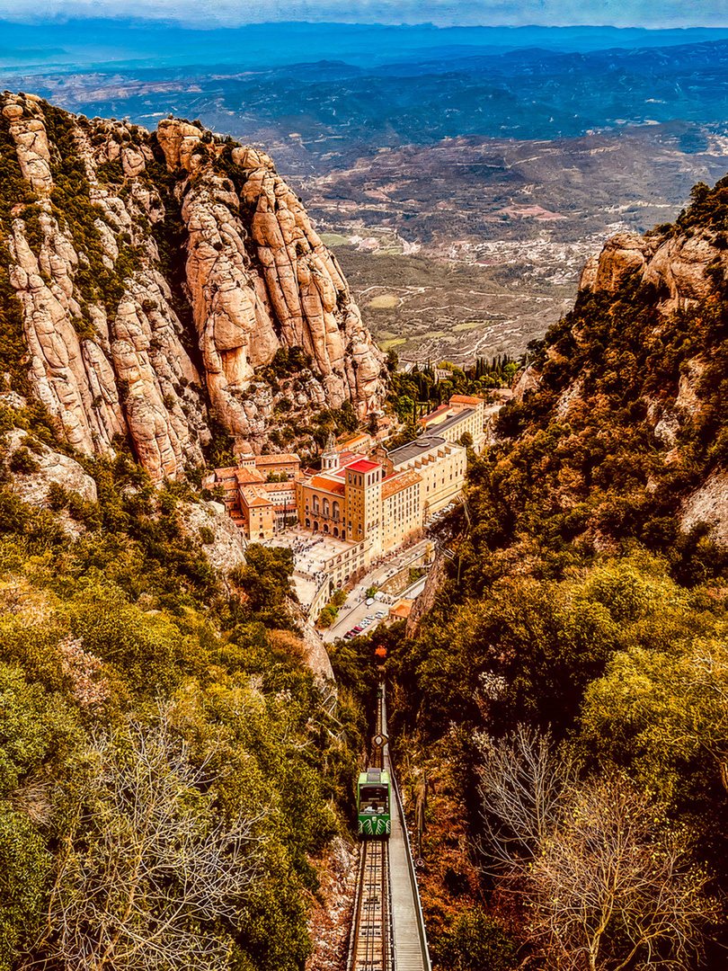 Montserrat monastery by Michael Smith