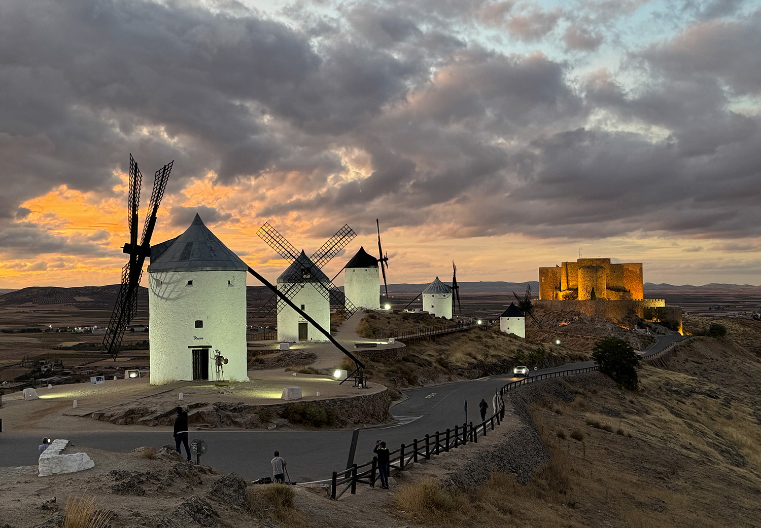 The Windmills of Consuegra, Spain by Tom Tauber, APSA, MPSA