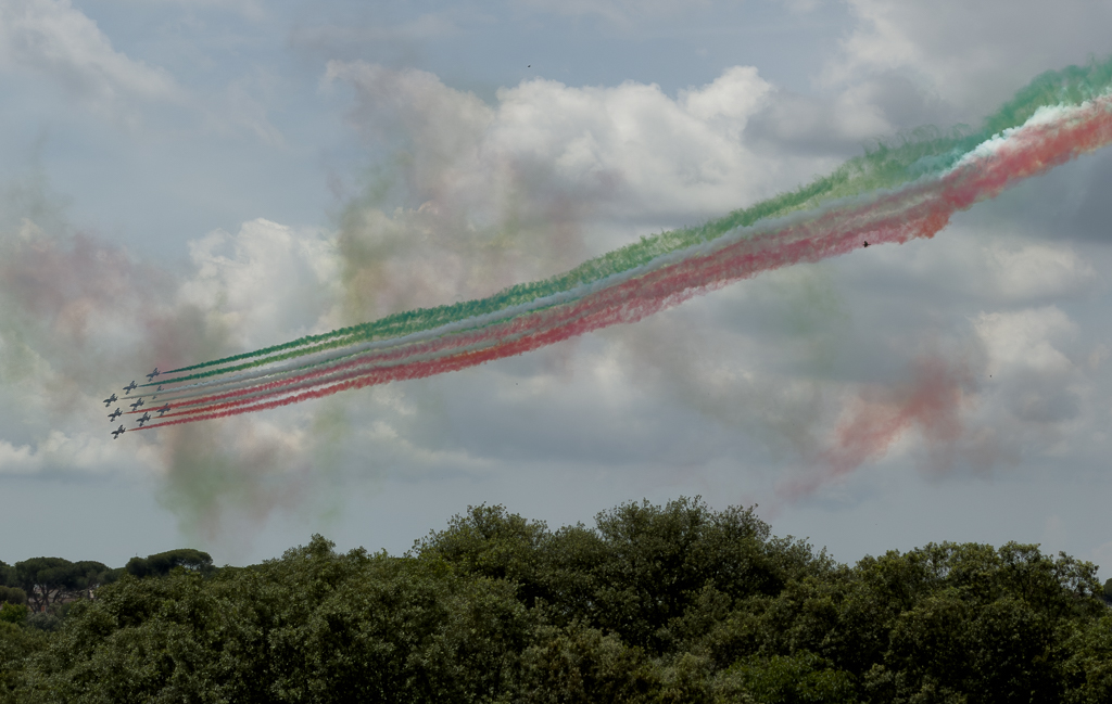 Tricolor Aerial Celebration by Gloria Grandolini